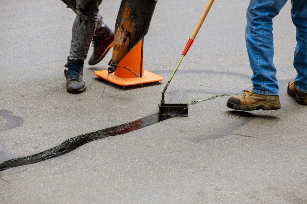 Parking Lot Crack Sealing in Buckeye